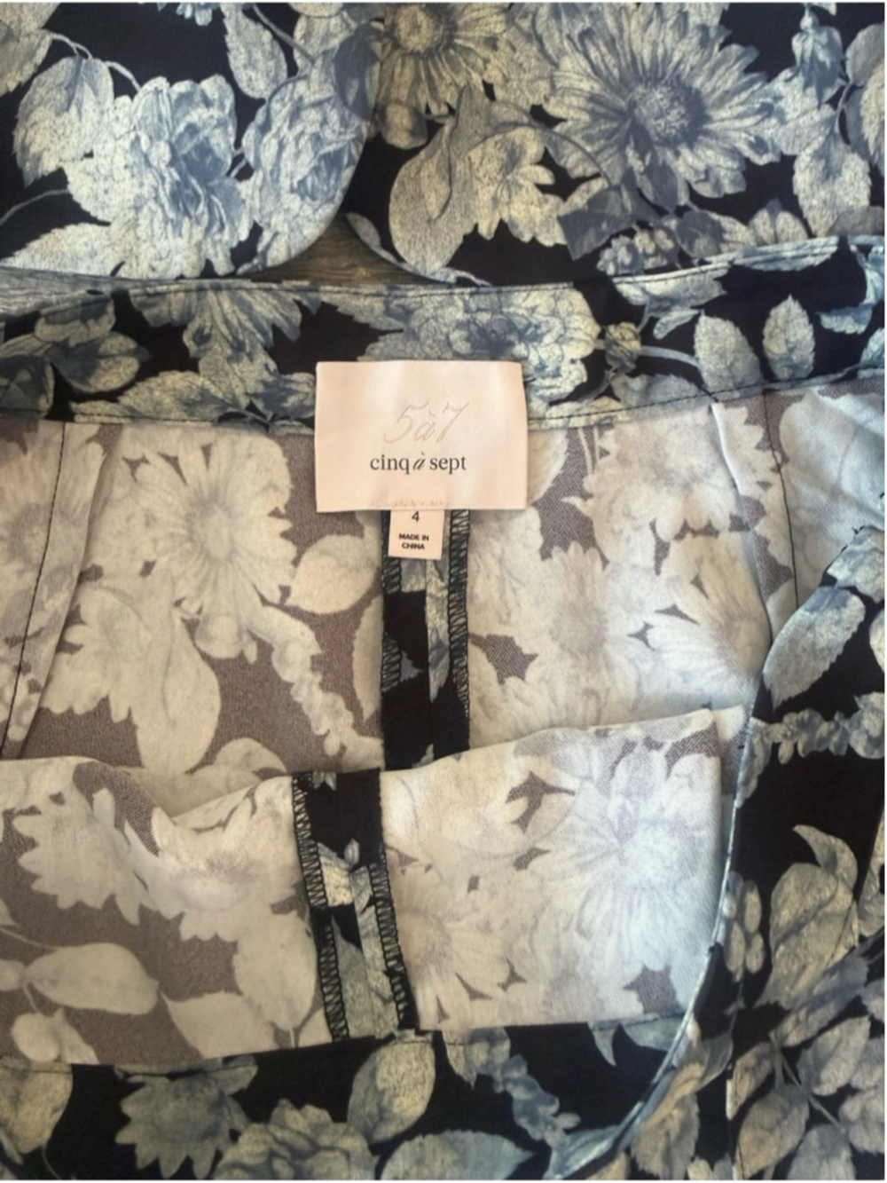 cinq a sept Suit Set, Karlie Blazer and Myla Pants in Tumbling Floral - Picture 12 of 16